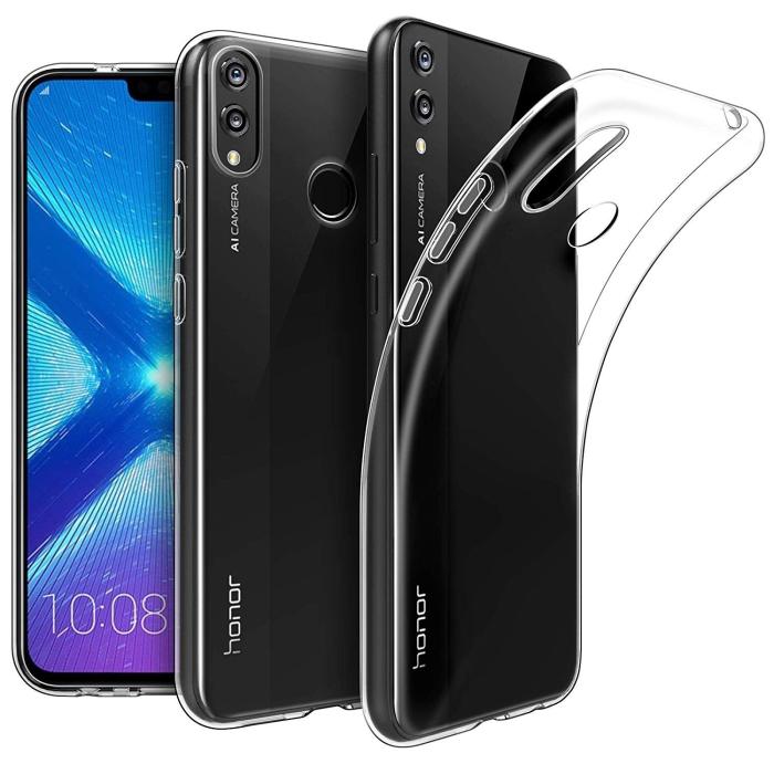 Bild 1, Huawei Honor 8X - Transparent TPU Skal