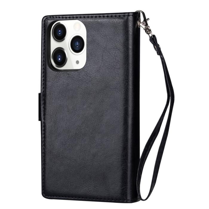 Bild 3, iPhone 12 Pro Max - 9-korts 2in1 Magnet/Fodral - Svart