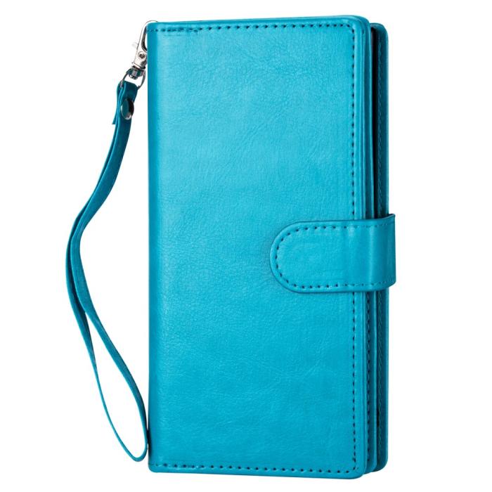 Bild 2, iPhone 12 Pro Max - 9-korts 2in1 Magnet/Fodral - Blå