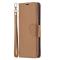 Samsung Galaxy S21 Ultra - Litchi Shark Fodral - Brun