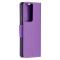 Samsung Galaxy S21 Ultra - Litchi Shark Fodral - Lila