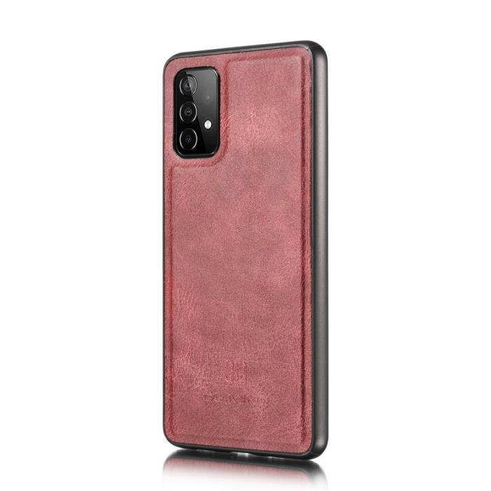 Bild 5, Samsung Galaxy A52 / A52s - DG.MING 2in1 Magnet Fodral - Vinröd