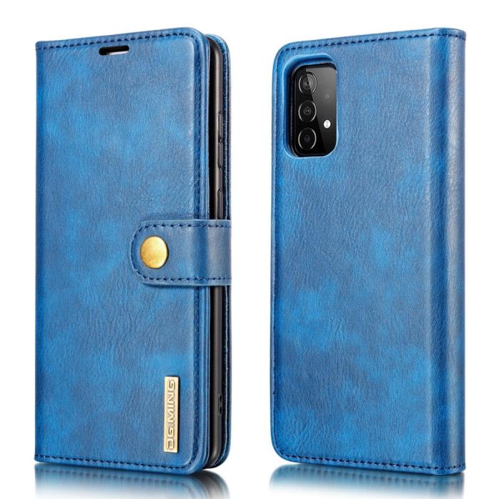 Bild 3, Samsung Galaxy A52 / A52s - DG.MING 2in1 Magnet Fodral - Blå