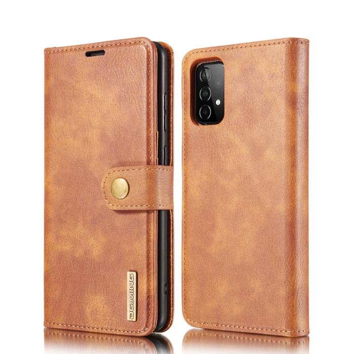 Bild 2, Samsung Galaxy A52 / A52s - DG.MING 2in1 Magnet Fodral - Brun