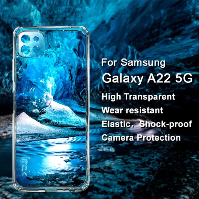 Bild 2, Samsung Galaxy A22 5G - IMAK Transparent TPU Skal