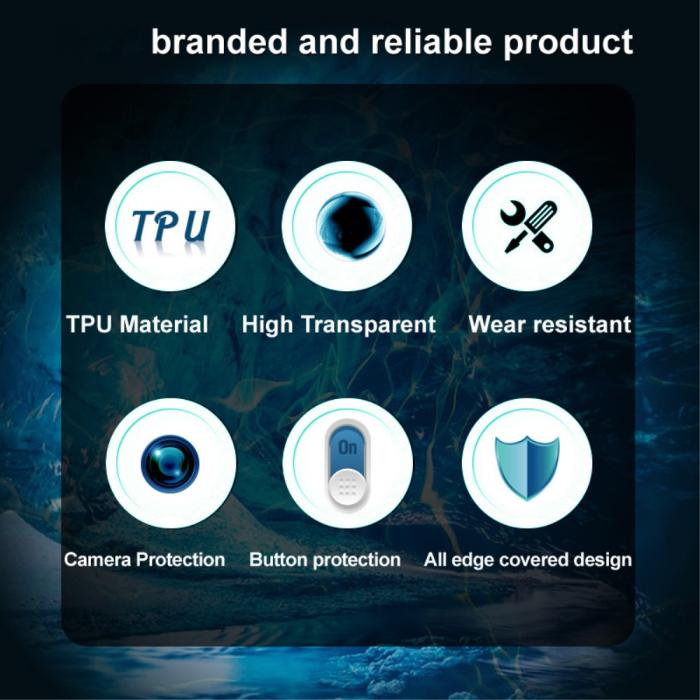 Bild 3, Samsung Galaxy A22 5G - IMAK Transparent TPU Skal