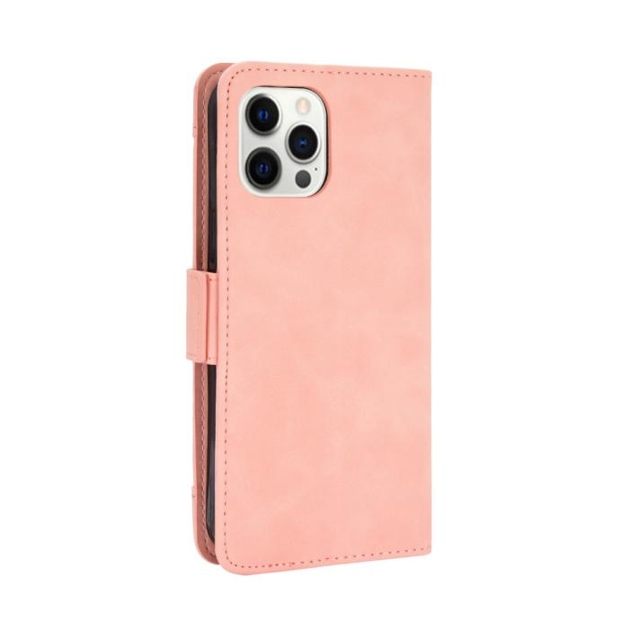 Bild 3, iPhone 13 Pro Max - Fodral Med Avtagbart Kortfodral - Ljus Rosa