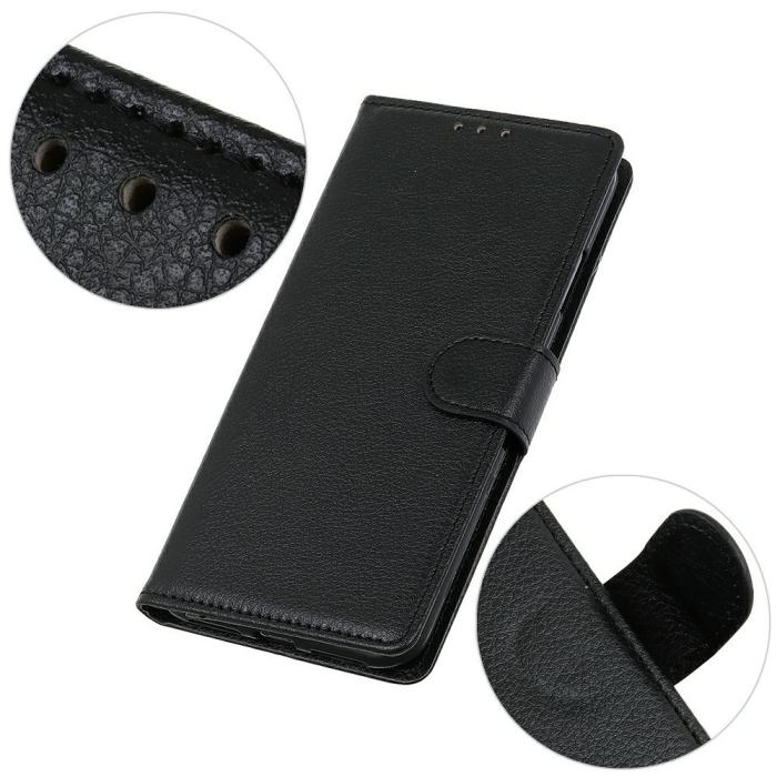 Bild 3, Xiaomi 17T Pro Fodral Litchi Läder Svart