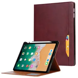 iPad Mini 2024/2021 Fodral Pennhållare Och Frontficka Vinröd