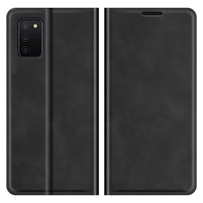 Bild 1, Samsung Galaxy A03s Magnetisk Flip Fodral Svart