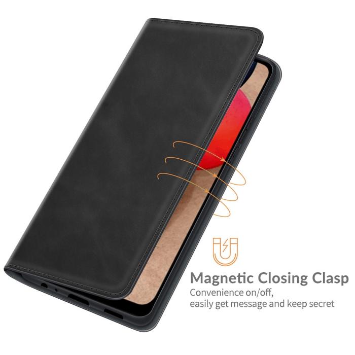 Bild 5, Samsung Galaxy A03s Magnetisk Flip Fodral Svart