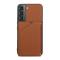 Samsung Galaxy S22 Skal Skin Touch Med Kortfack Brun
