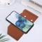 Samsung Galaxy S22 Skal Skin Touch Med Kortfack Brun