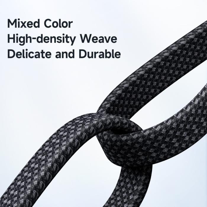 Bild 5, Mcdodo 1.2m 65W PD USB-C - USB-C Elbow Kabel Svart