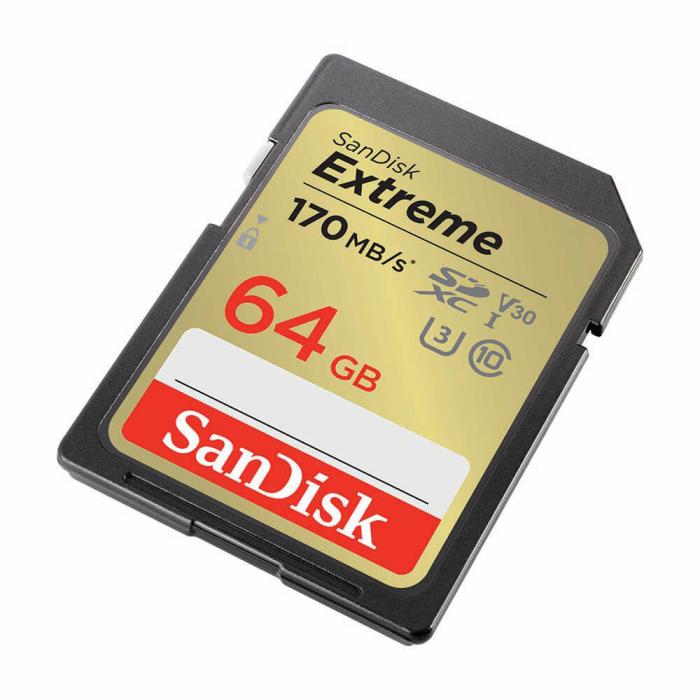 Bild 3, SanDisk SDXC Extreme 64 GB Minneskort