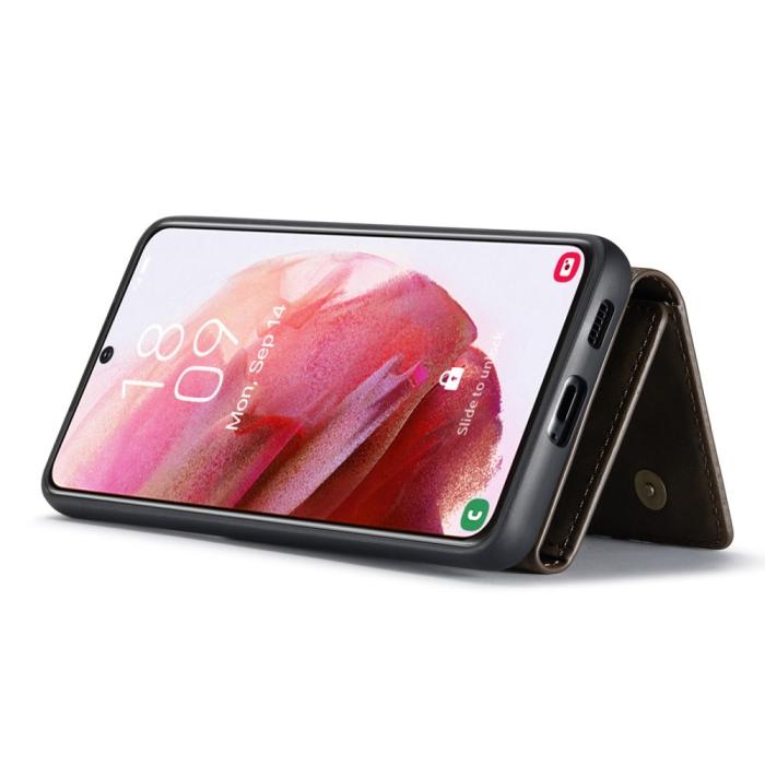 Bild 2, DG.MING Galaxy S23 Plus Skal Med Magnetisk Plånbok Brun