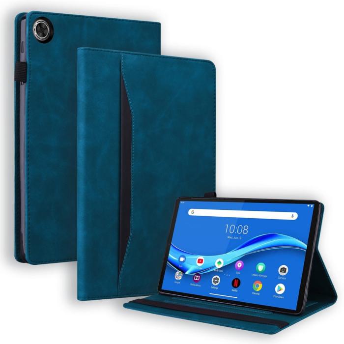 Bild 1, Lenovo Tab M10 Plus Gen 3 Fodral Frontficka Och Pennhållare Mörk Blå
