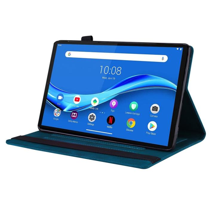 Bild 2, Lenovo Tab M10 Plus Gen 3 Fodral Frontficka Och Pennhållare Mörk Blå