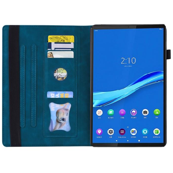 Bild 3, Lenovo Tab M10 Plus Gen 3 Fodral Frontficka Och Pennhållare Mörk Blå