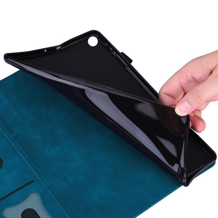 Bild 5, Lenovo Tab M10 Plus Gen 3 Fodral Frontficka Och Pennhållare Mörk Blå