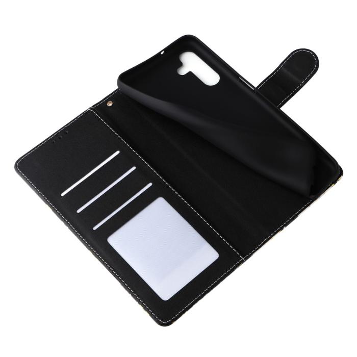 Bild 5, Samsung Galaxy S24 Plus Fodral Läder Marmor Svart