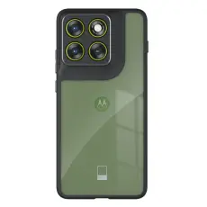 Motorola Edge 70 Skal MagSafe Hybrid Transparent / Svart