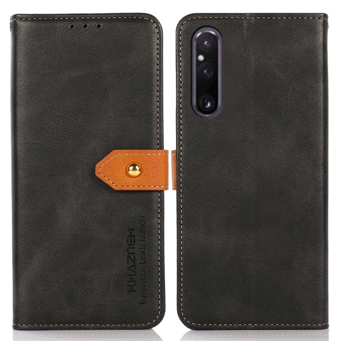 Bild 1, KHAZNEH Sony Xperia 1 V Fodral Dual-Color Svart
