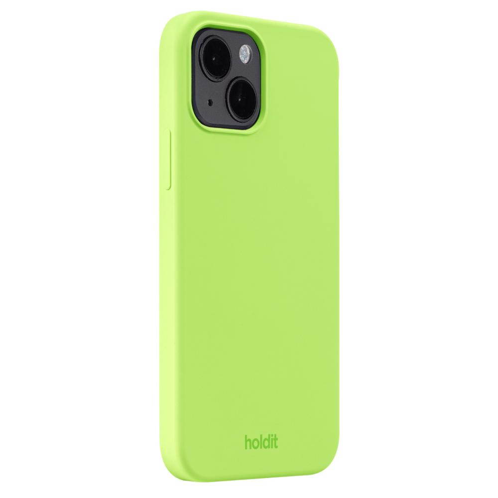 holdit iPhone 14/13 Mobilskal Silikon Acid Green