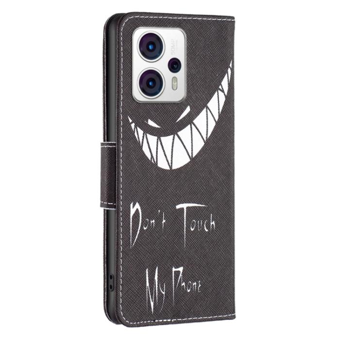 Bild 3, Motorola Moto G13 / G23 / G53 5G Fodral Med Tryck Dont Touch