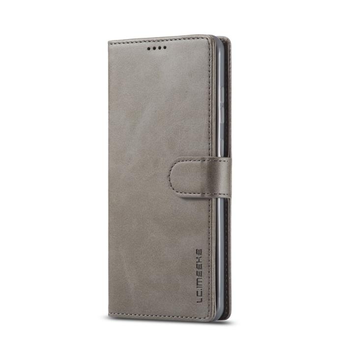 Bild 2, Samsung Galaxy A52 / A52s - LC.IMEEKE Läder Fodral - Grå