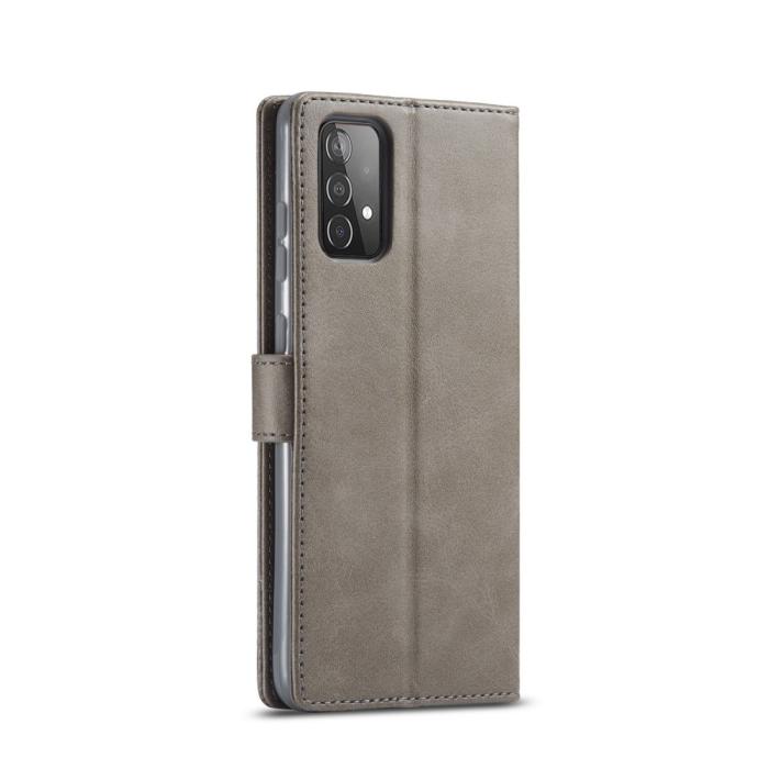 Bild 3, Samsung Galaxy A52 / A52s - LC.IMEEKE Läder Fodral - Grå