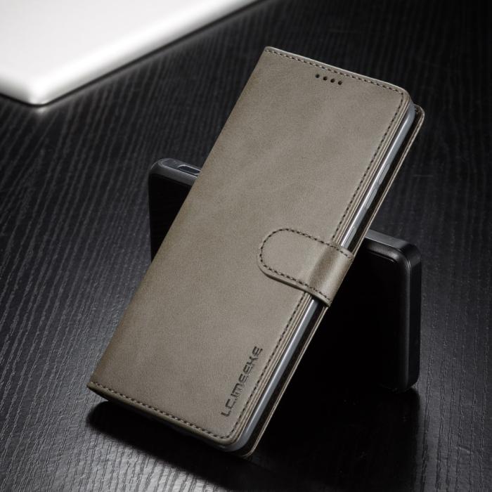 Bild 4, Samsung Galaxy A52 / A52s - LC.IMEEKE Läder Fodral - Grå