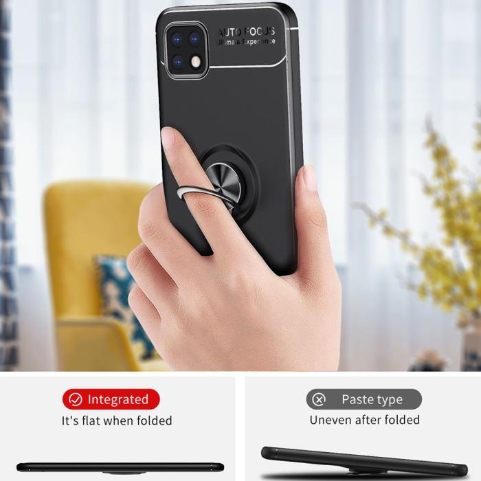 Bild 5, Samsung Galaxy A22 5G - Ring Skal - Svart