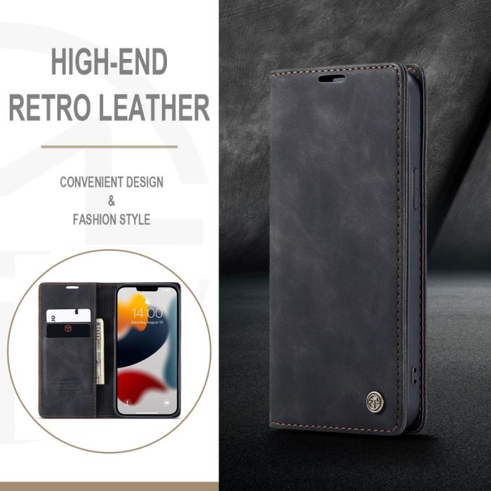 Bild 3, iPhone 13 Pro Max - CASEME Retro Fodral - Svart