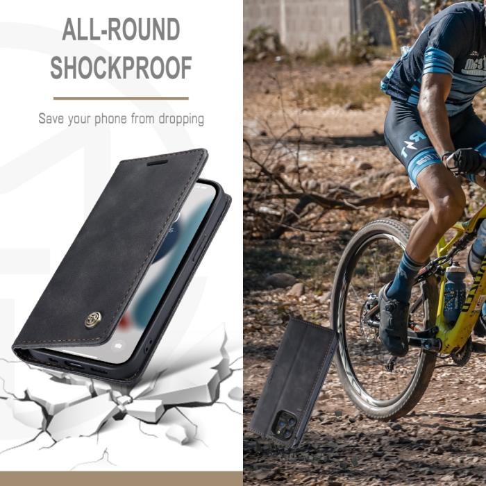 Bild 5, iPhone 13 Pro Max - CASEME Retro Fodral - Svart
