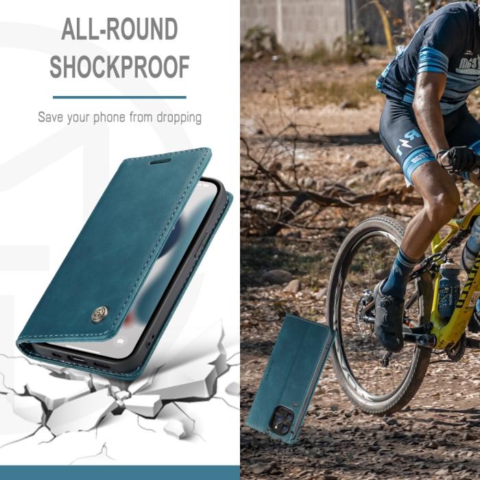 Bild 5, iPhone 13 Pro Max - CASEME Retro Fodral - Grön