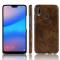 Huawei P20 Lite - Litchi Skal - Coffee