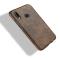 Huawei P20 Lite - Litchi Skal - Coffee