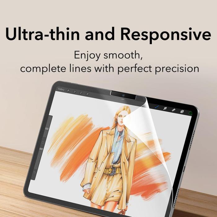 Bild 6, ESR iPad Pro 13 2024 Skärmskydd 2-PACK Paper Feel