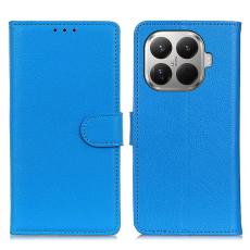 Xiaomi 17T Pro Fodral Litchi L&auml;der Bl&aring;