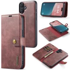 DG.MING iPhone 17 2in1 Magnet Fodral / Skal R&ouml;d