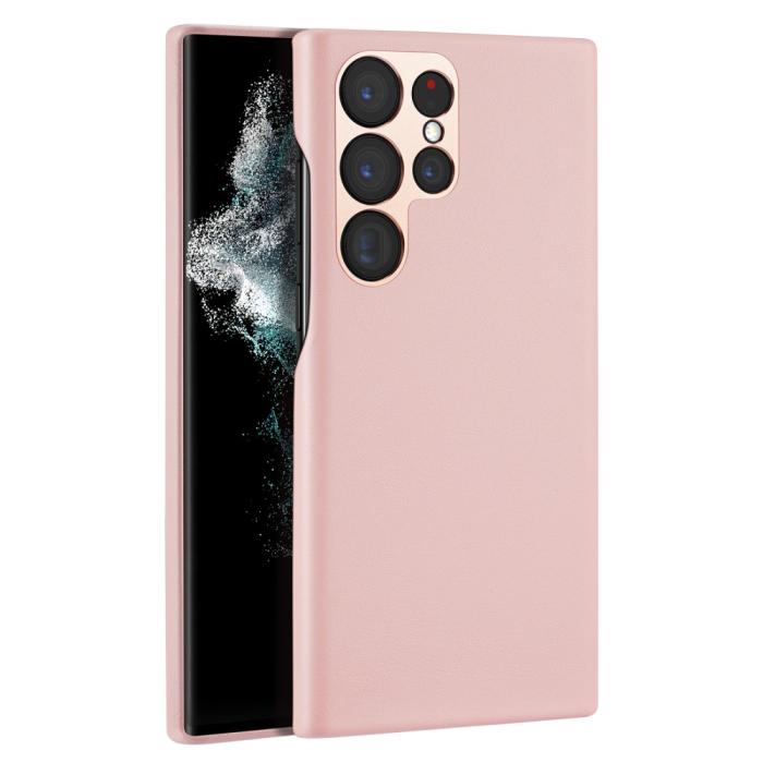 Bild 1, DUX DUCIS Galaxy S23 Ultra Skal Grit Läderbelagt Roséguld