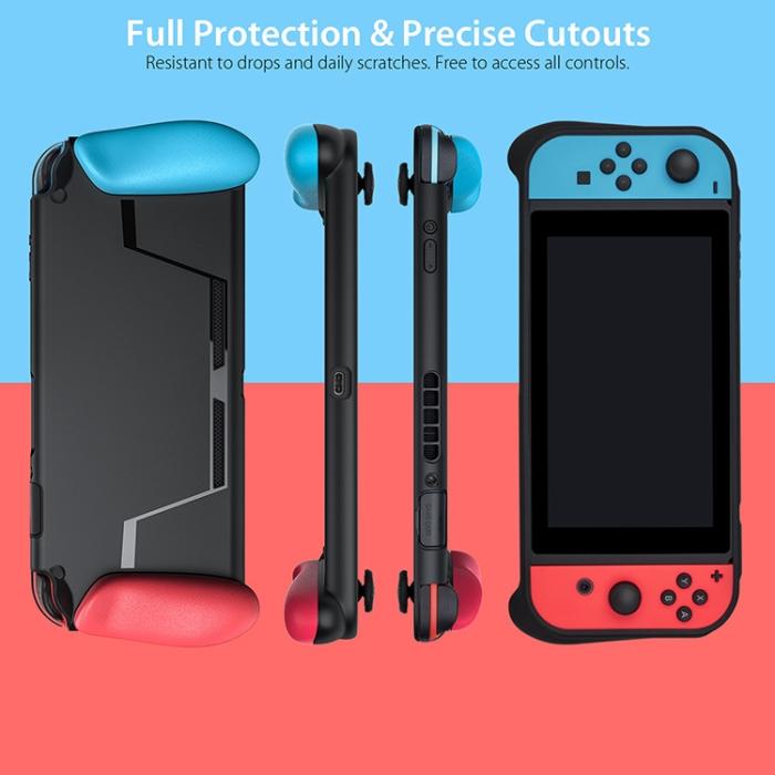 Bild 6, Nintendo Switch Skal Med 2 Extra Kortplatser Svart