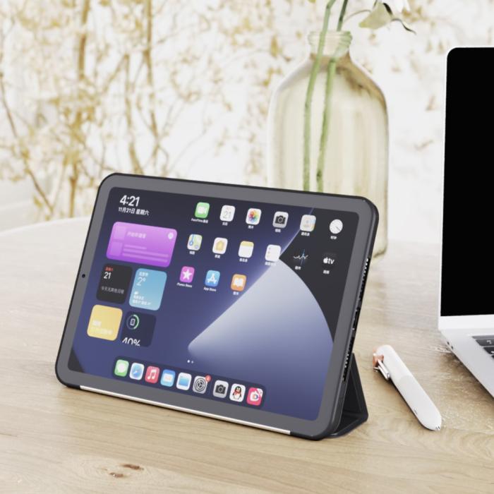 Bild 2, iPad Mini 2024/2021 Fodral Slim Tri-Fold Svart