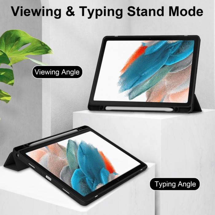 Bild 3, Samsung Galaxy Tab A9 Plus Fodral Hybrid Pennhållare Svart