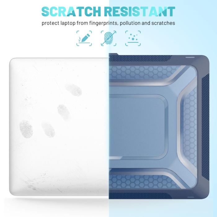 Bild 6, MacBook Pro 16 2019 Skal Med Kickstand Safirblå