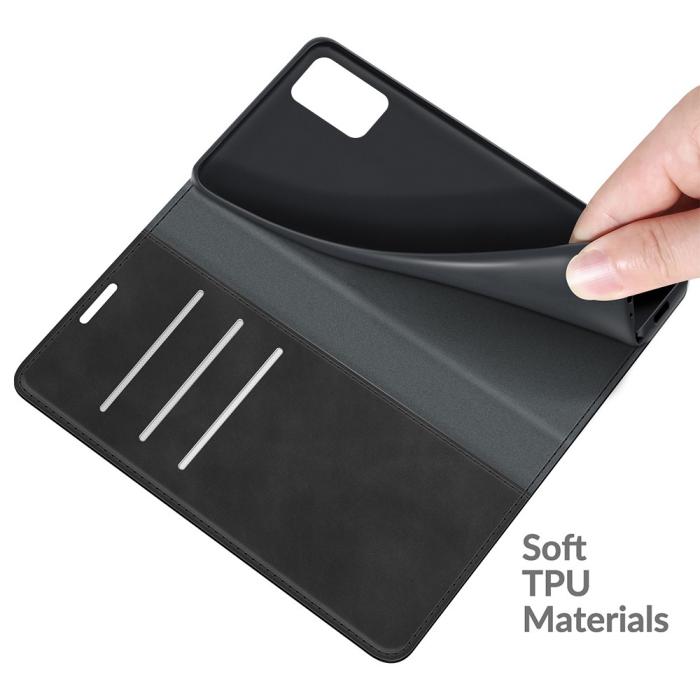 Bild 6, Samsung Galaxy A03s Magnetisk Flip Fodral Svart