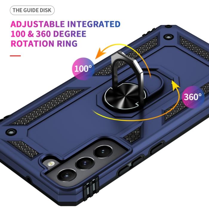 Bild 6, Samsung Galaxy S22 Skal Ring Armor Hybrid Blå