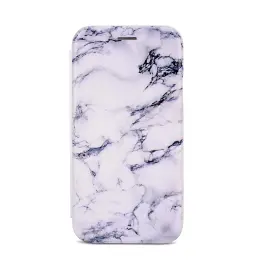 iPhone X/Xs Plånboksfodral - Marble Purple