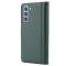 Samsung Galaxy S21 FE Fodral Premium Med Frontficka Grön
